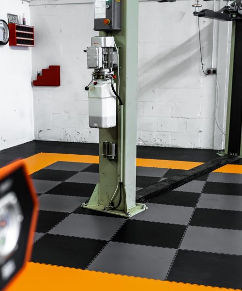 high quality pvc garage tiles flooring by rubber mats