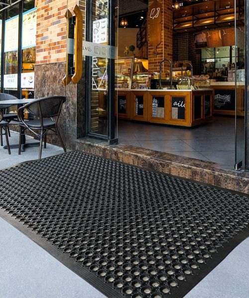 outdoor hollow rubber mats anti slip rubber mats by rubber mats